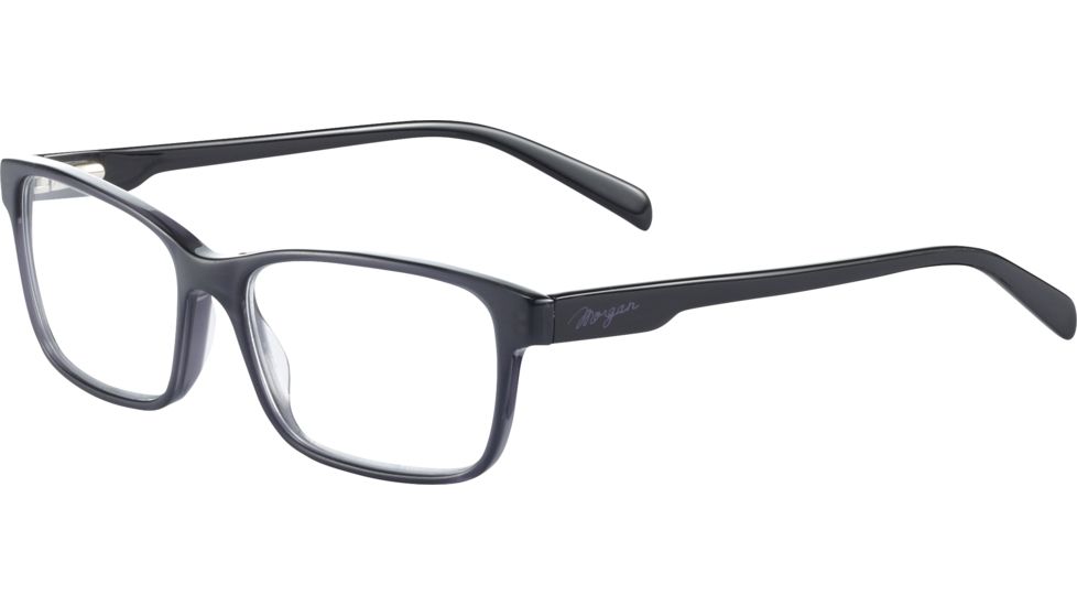 Morgan 201105 Progressive Prescription Eyeglasses, Anthracite Black Frame, 201105-6500PR