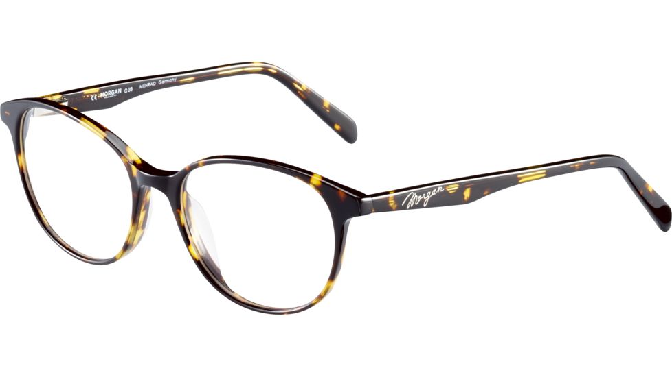 Morgan 201110 Progressive Prescription Eyeglasses, Dark Brown Havana Frame, 201110-4317PR