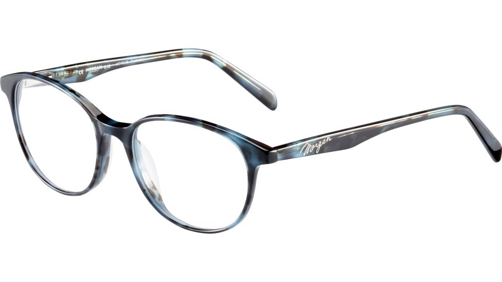 Morgan 201110 Progressive Prescription Eyeglasses, Petrol Stucture Frame, 201110-4318PR