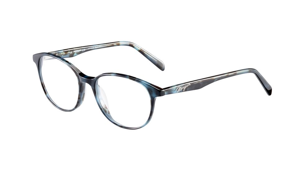 Morgan 201110 Progressive Prescription Eyeglasses, Petrol Stucture Frame, 201110-4318PR