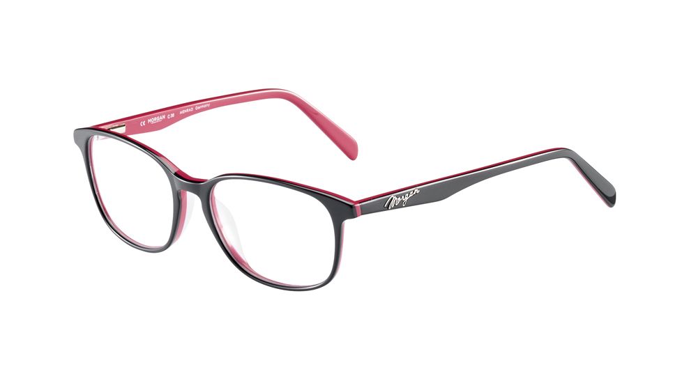 Morgan 201111 Eyeglasses, Anthracite Light Red Frame, 201111-4323