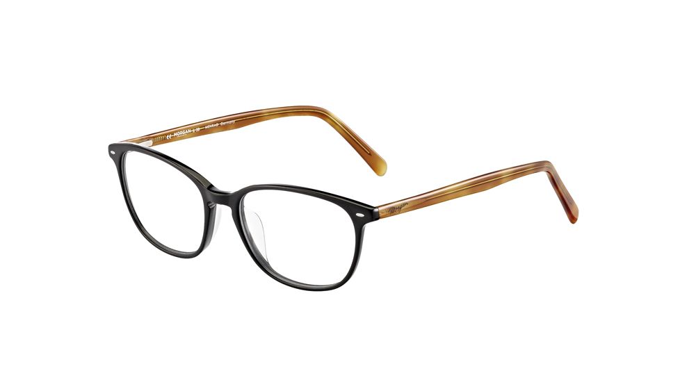 Morgan 201118 Progressive Prescription Eyeglasses, Black Matte/Havana Frame, 201118-8840PR