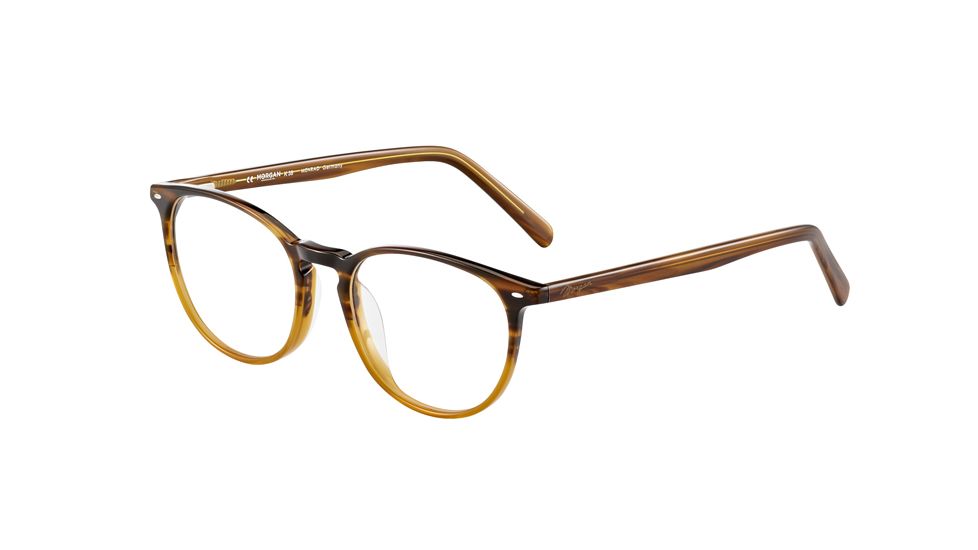 Morgan 201121 Single Vision Prescription Eyeglasses, Brown Gradient Frame, 201121-4395SV