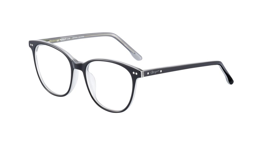 Morgan 201122 Progressive Prescription Eyeglasses, Black/Grey Frame, 201122-4472PR