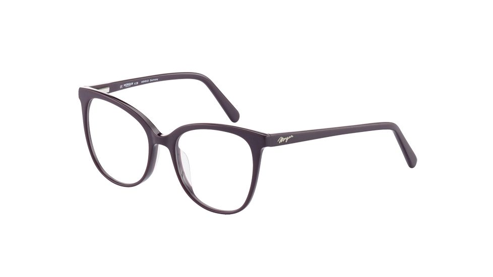 Morgan 201130 Single Vision Prescription Eyeglasses, Dark Violet Frame, 201130-4415SV