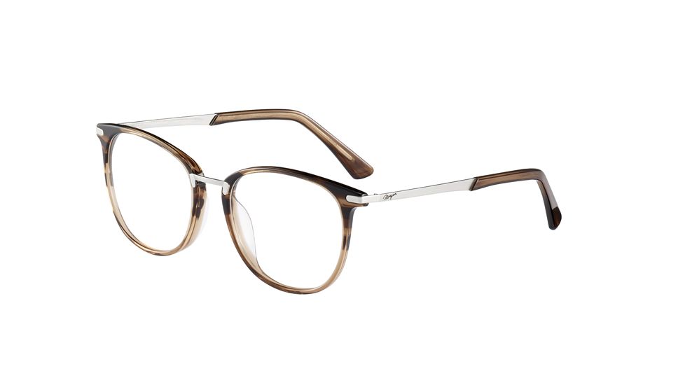 Morgan 202002 Single Vision Prescription Eyeglasses, Brown Gradient Frame, 202002-4400SV