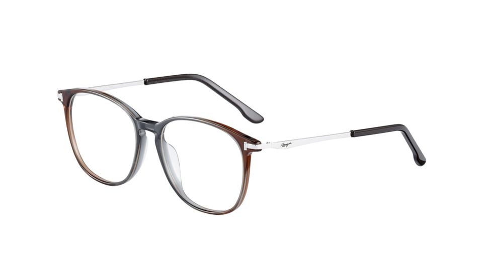 Morgan 202005 Single Vision Prescription Eyeglasses, Dark Brown Gradient Frame, 202005-4469SV