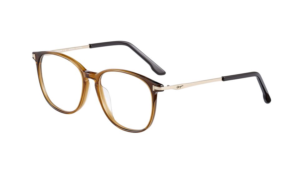 Morgan 202005 Single Vision Prescription Eyeglasses, Dark Brown Gradient Frame, 202005-4471SV