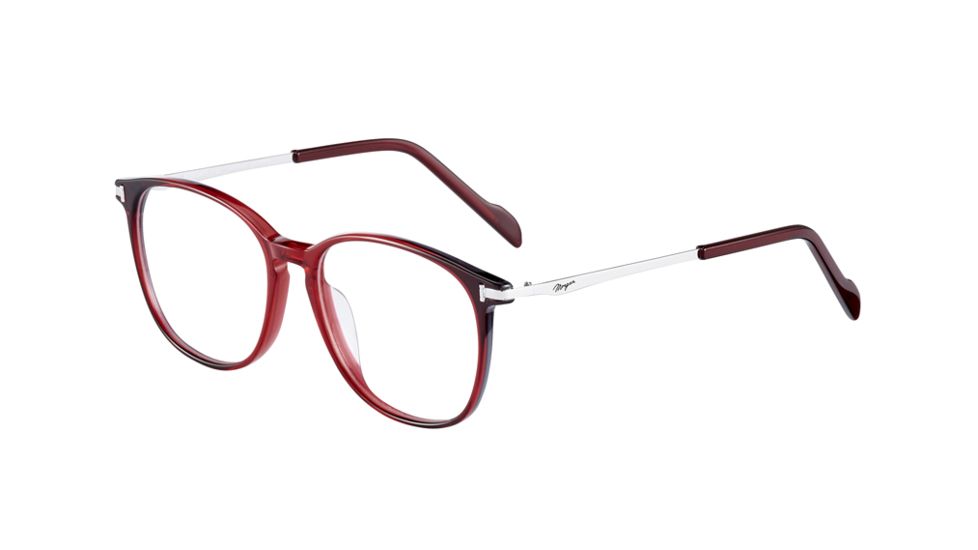 Morgan 202005 Single Vision Prescription Eyeglasses, Dark Red Gradient Frame, 202005-4470SV