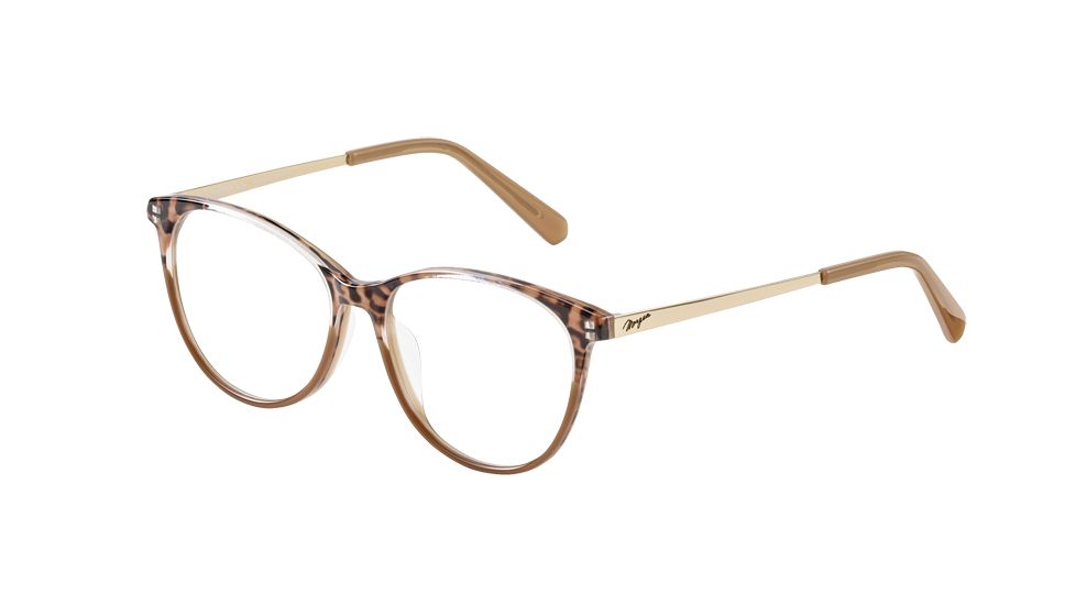 Morgan 202009 Single Vision Prescription Eyeglasses, Light Brown Gradient Frame, 202009-4541SV