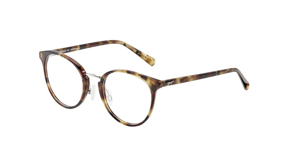 Morgan 202010 Single Vision Prescription Eyeglasses, Brown Tortoise Frame, 202010-4320SV