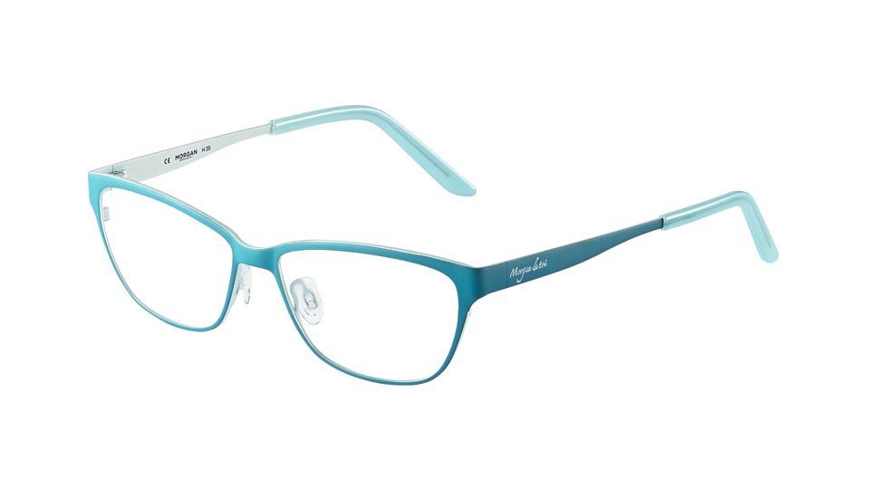 Morgan Prescription Eyeglasses 203134 Single Vision Blue Frame