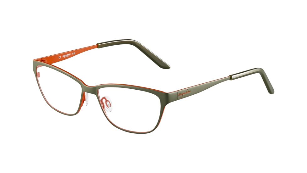 Morgan Prescription Eyeglasses 203134 Single Vision Khaki Frame