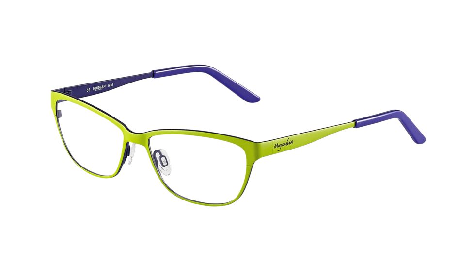 Morgan Prescription Eyeglasses 203134 Single Vision Yellow Frame
