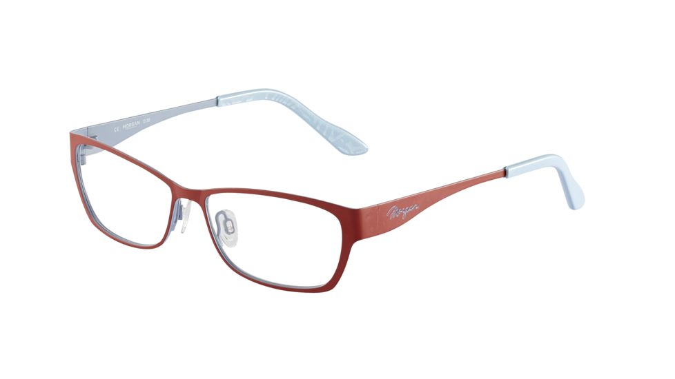 Morgan Prescription Eyeglasses 203140 Bifocal Red Frame