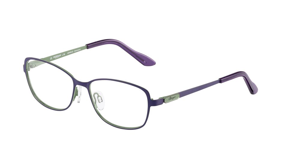 Morgan Prescription Eyeglasses 203148 Progressive Green Frame