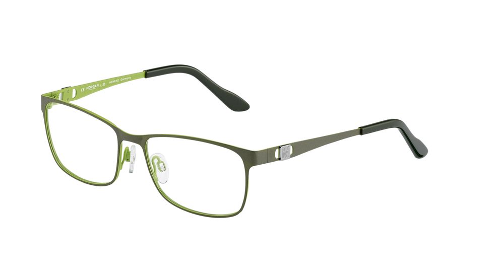 Morgan Prescription Eyeglasses 203149 Progressive Green Frame