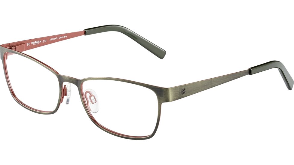 Morgan 203157 Progressive Prescription Eyeglasses, Green Red Frame, 203157-538PR