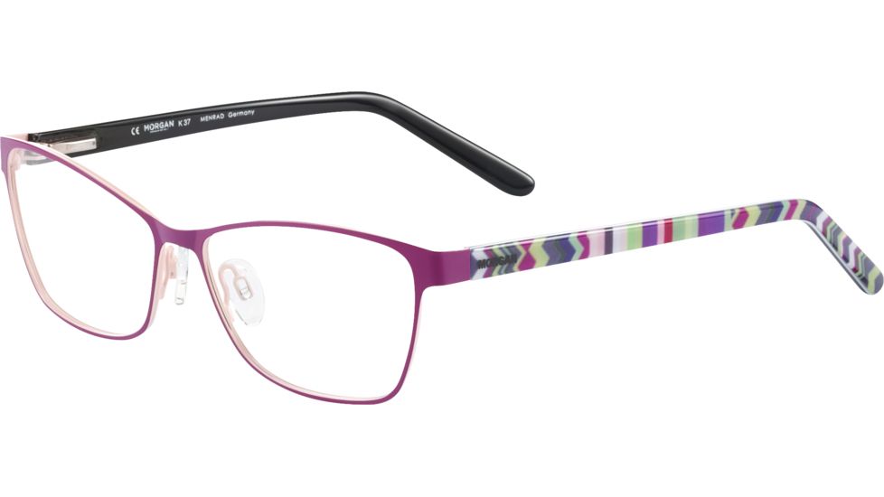 Morgan 203161 Bifocal Prescription Eyeglasses, Violet Rosa Frame, 203161-544BI