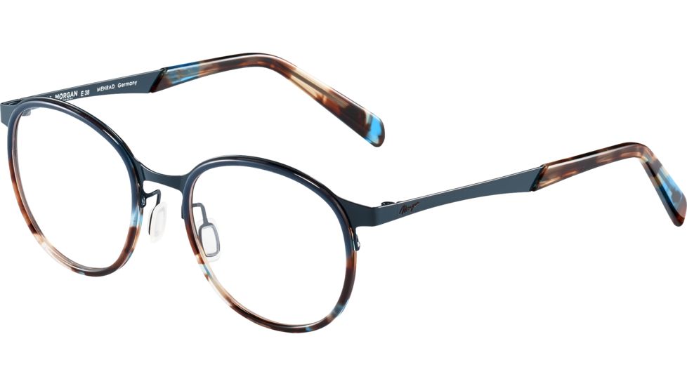 Morgan 203163 Progressive Prescription Eyeglasses, Blue Petrol Frame, 203163-1005PR