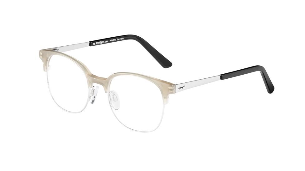 Morgan 203168 Progressive Prescription Eyeglasses, Grey Silver Frame, 203168-4227PR