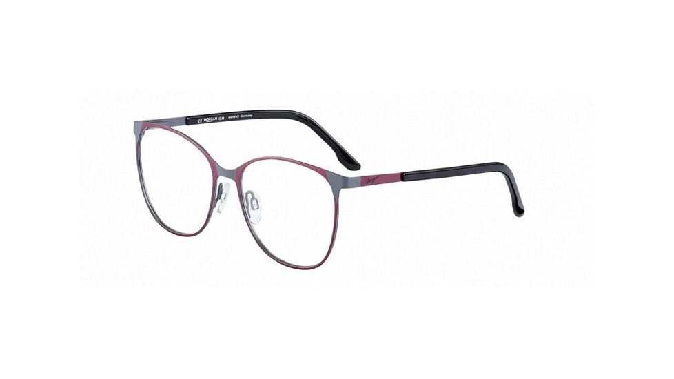 Morgan 203169 Progressive Prescription Eyeglasses, Red/Grey Frame, 203169-1021PR