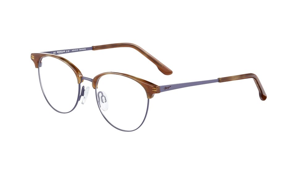 Morgan 203171 Progressive Prescription Eyeglasses, Brown Havana Frame, 203171-6264PR