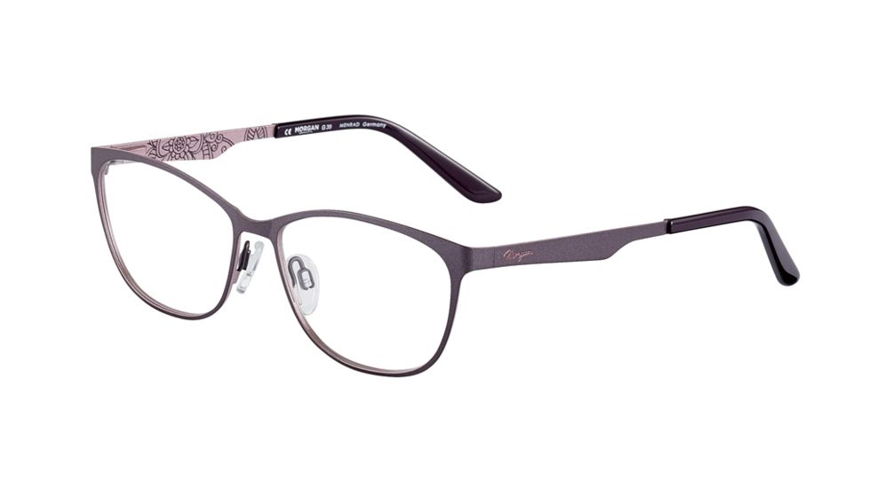 Morgan 203174 Single Vision Prescription Eyeglasses, Violet/Pink Frame, 203174-3500SV