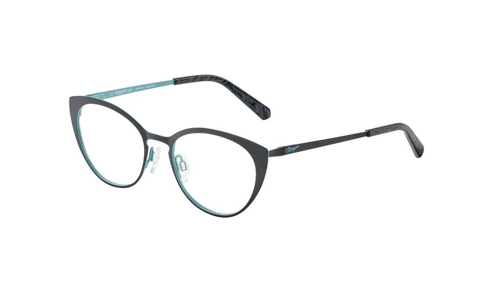 Morgan 203176 Single Vision Prescription Eyeglasses, Turquoise Frame, 203176-1028SV