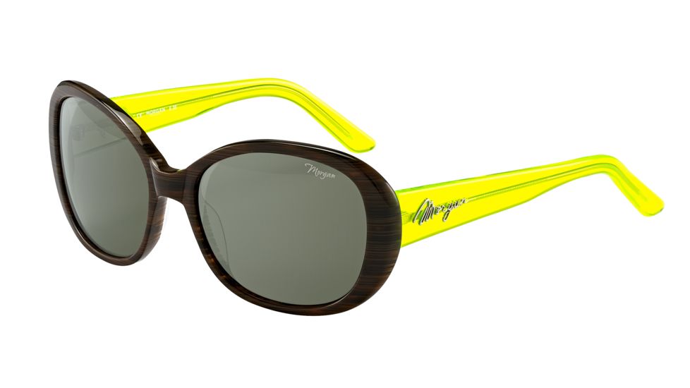 Morgan 207157 Single Vision Yellow Frame Brown Lens
