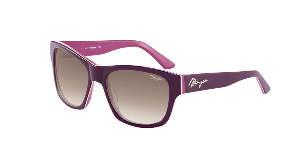 Morgan 207175 Single Vision Black Frame Brown Gradient Lens