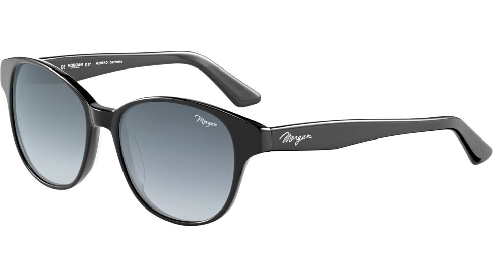 Morgan 207180 Single Vision Prescription Sunglasses, Black Frame, 207180-8840SV