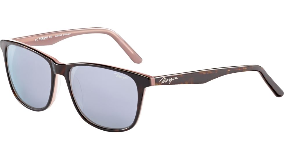 Morgan 207184 Single Vision Prescription Sunglasses, Brown Havana On RosÃ© Frame, 207184-4025SV