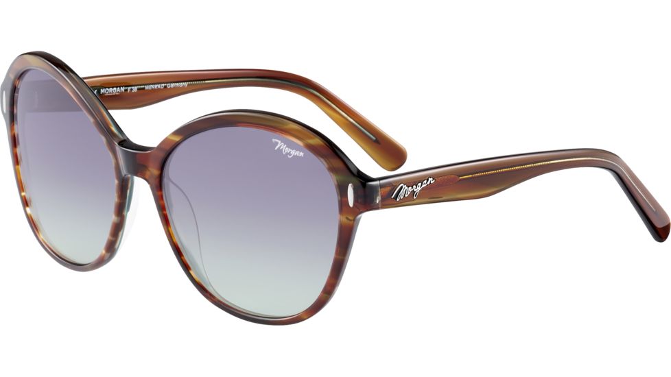 Morgan 207198 Sunglasses, Brown Frame, Grey Blue Gradient Lens, 207198-4311