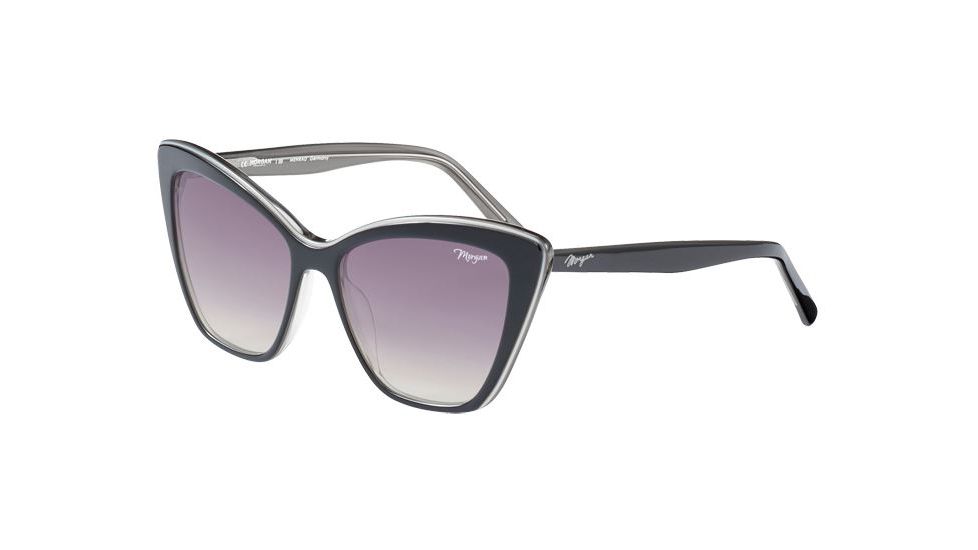 Morgan 207208 Progressive Prescription Sunglasses, Black/Silver Frame, 207208-4518PR