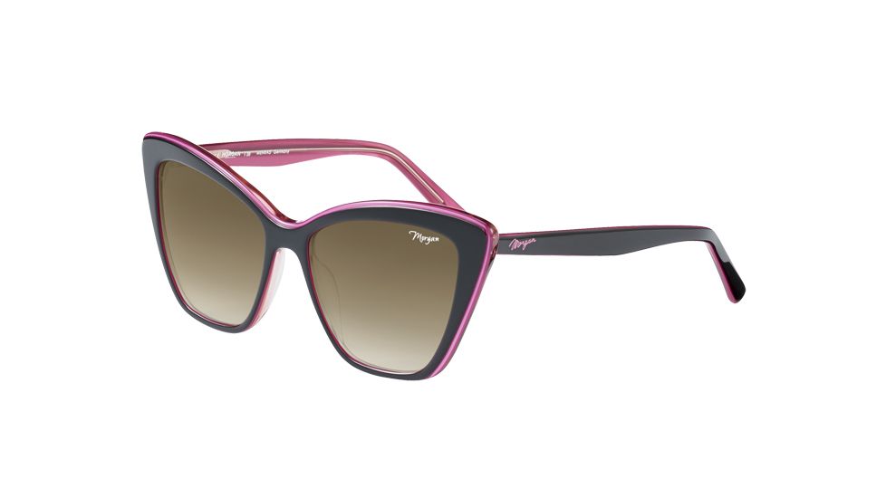 Morgan 207208 Single Vision Prescription Sunglasses, Pink Frame, 207208-4517SV