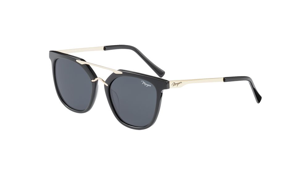 Morgan 207213 Progressive Prescription Sunglasses, Black/Gold Frame, 207213-8840PR