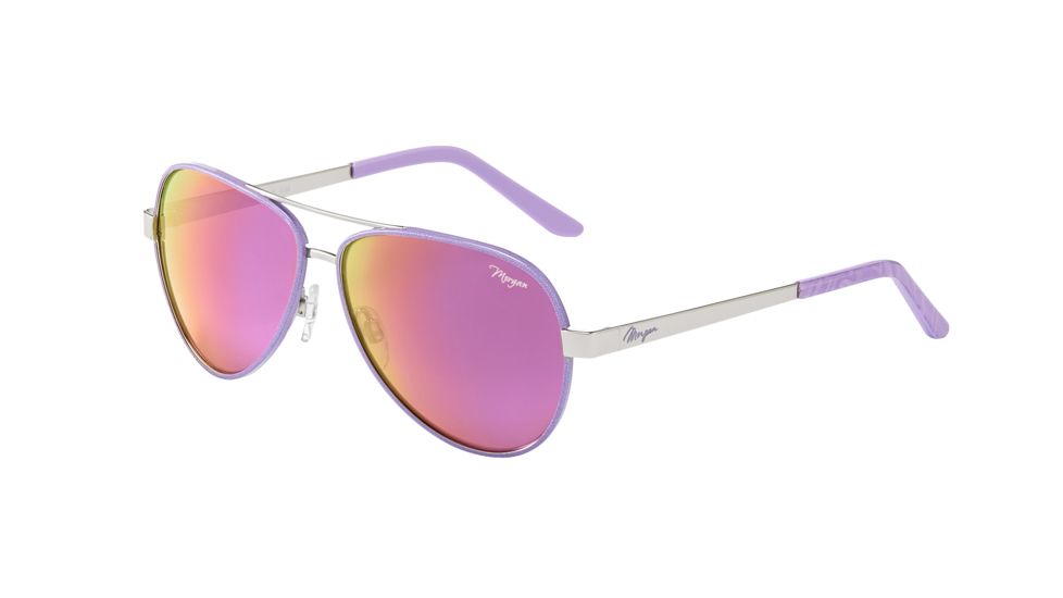 Morgan 207342 Bifocal Violet Frame Blue/Grey W/ Red/Violet/Gold Mirror