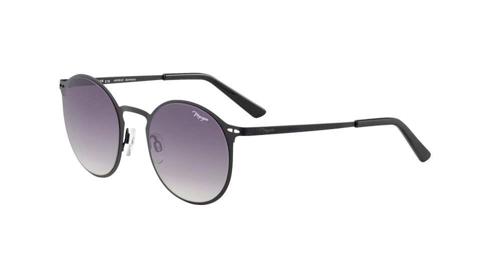 Morgan 207346 Single Vision Prescription Sunglasses, Black Frame, 207346-6100SV