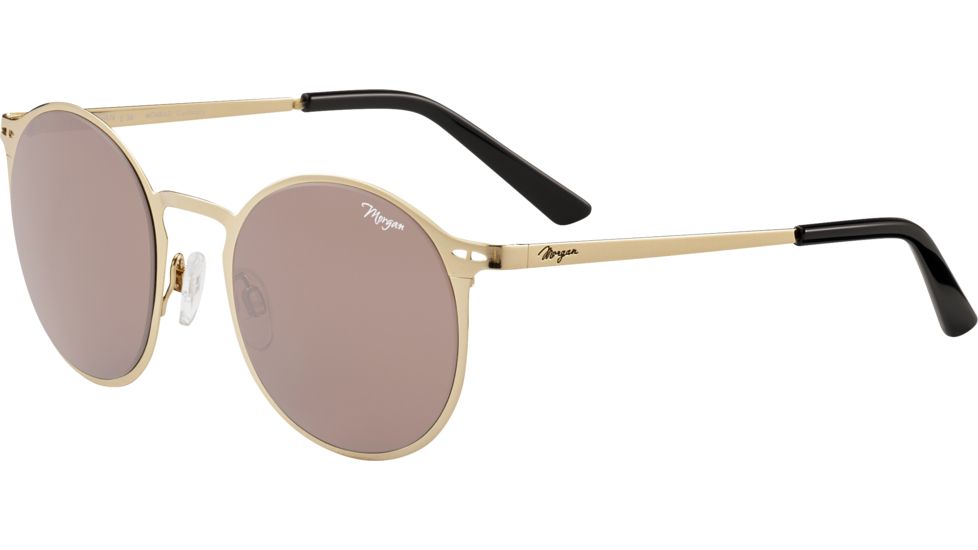 Morgan 207346 Single Vision Prescription Sunglasses, Gold Frame, 207346-6000SV