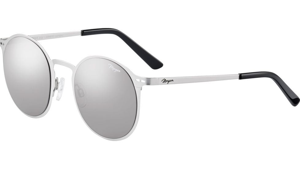 Morgan 207346 Single Vision Prescription Sunglasses, Silver Frame, 207346-1000SV