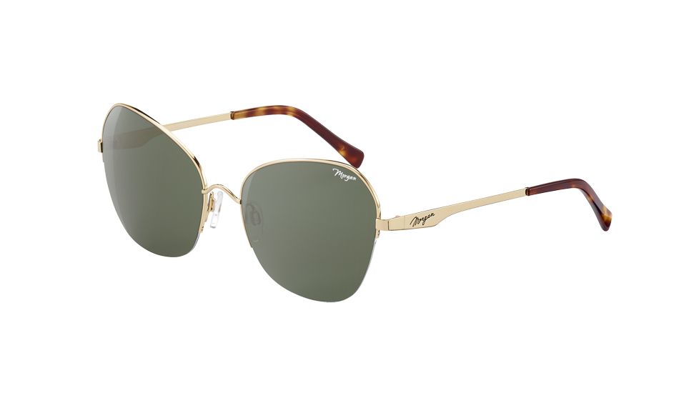 Morgan 207349 Single Vision Prescription Sunglasses, Gold Frame, 207349-6000SV