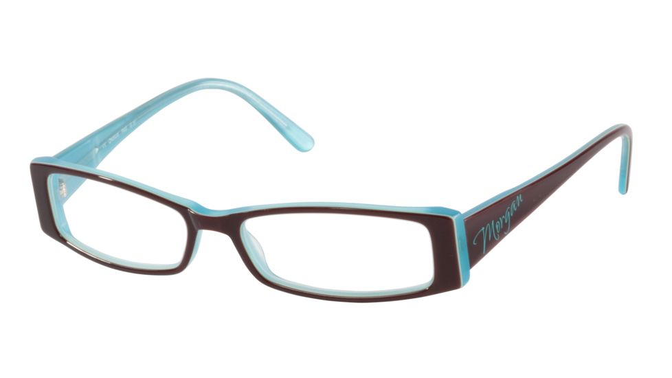 Morgan 201033 Bifocal Prescription Eyeglasses - Red Frame and Clear Lens 201033-8069BI