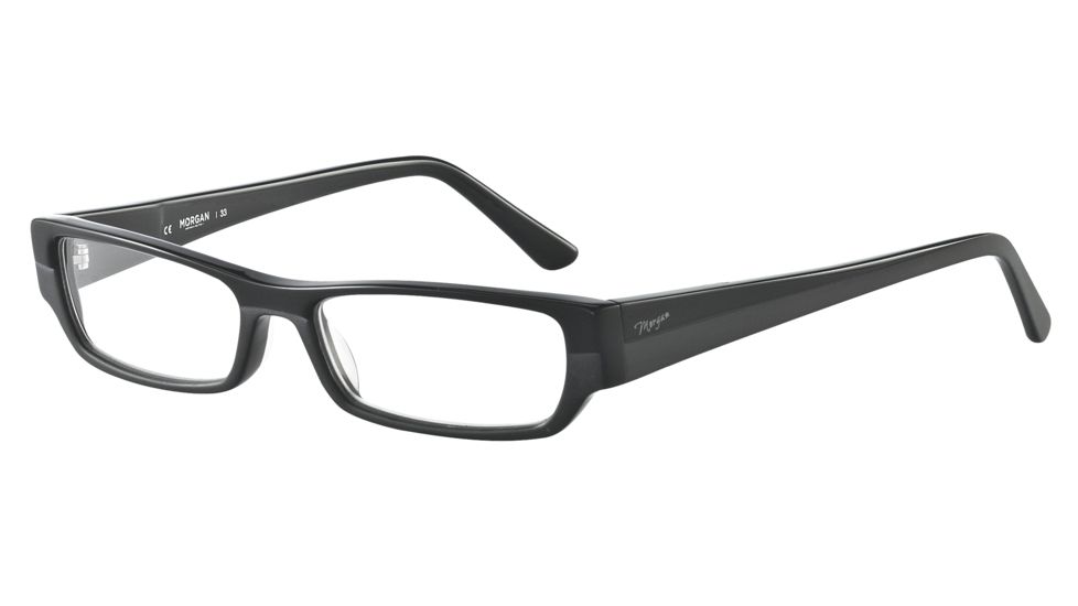 Morgan 201049 Progressive Prescription Eyeglasses - Black Frame and Clear Lens 201049-8840PR