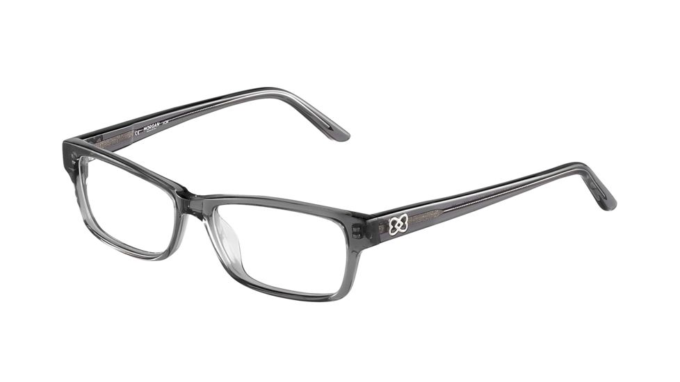Morgan 201059 Single Vision Prescription Eyeglasses - Grey Frame and Clear Lens 201059-6373SV