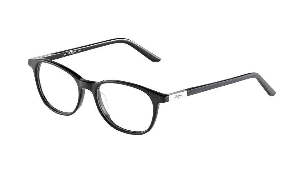 Morgan 201060 Progressive Prescription Eyeglasses - Black Frame and Clear Lens 201060-8840PR