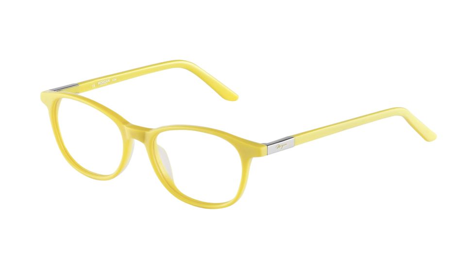 Morgan 201060 Progressive Prescription Eyeglasses - Yellow Frame and Clear Lens 201060-6550PR