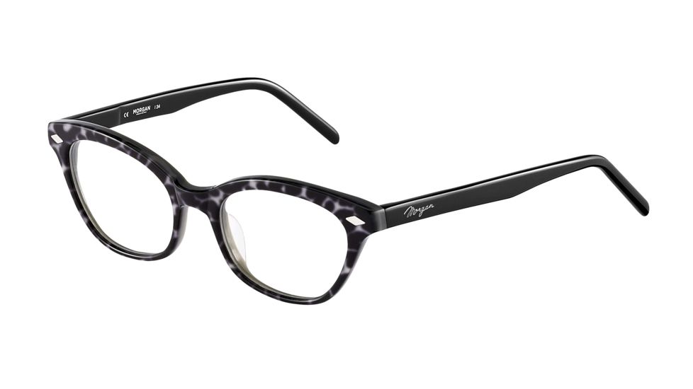Morgan 201061 Single Vision Prescription Eyeglasses - Silver Frame and Clear Lens 201061-6551SV