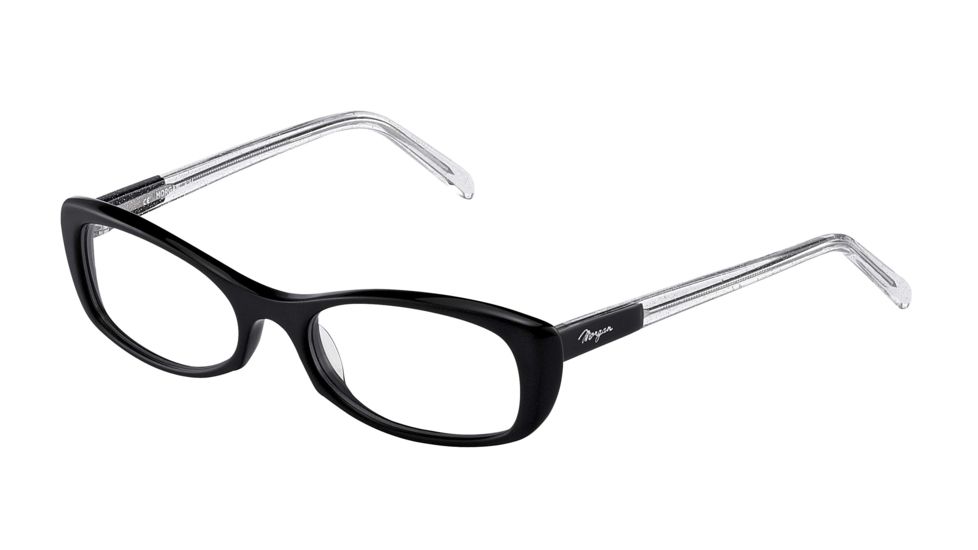 Morgan 201066 Bifocal Prescription Eyeglasses - Black Frame and Clear Lens 201066-8840BI