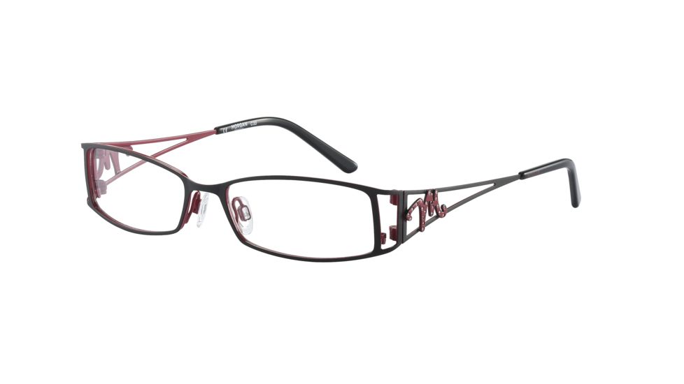 Morgan 203084 Progressive Prescription Eyeglasses - Black Frame and Clear Lens 203084-383PR